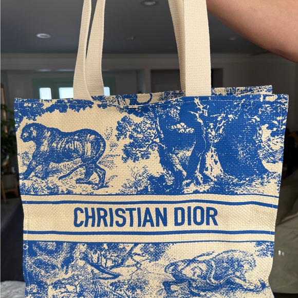 Christian Dior Blue and Cream GWP/VIP  Tote Bag - Picture 1 of 7